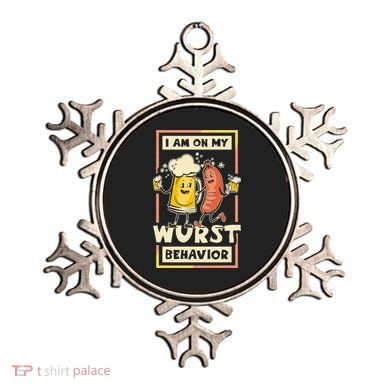 I Am On My Wurst Behavior Oktoberfest Ornament