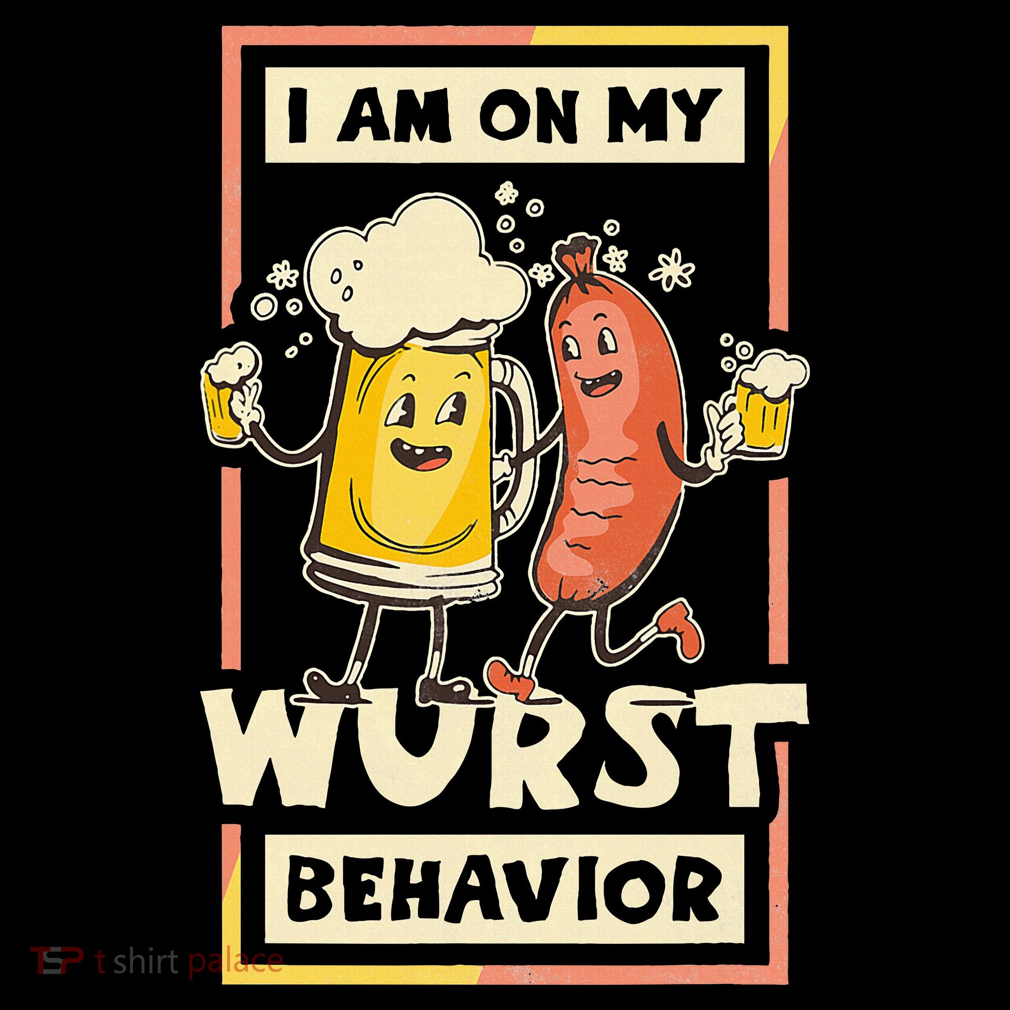 I Am On My Wurst Behavior Oktoberfest Ornament