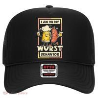 I Am On My Wurst Behavior Oktoberfest Hat thumb 0