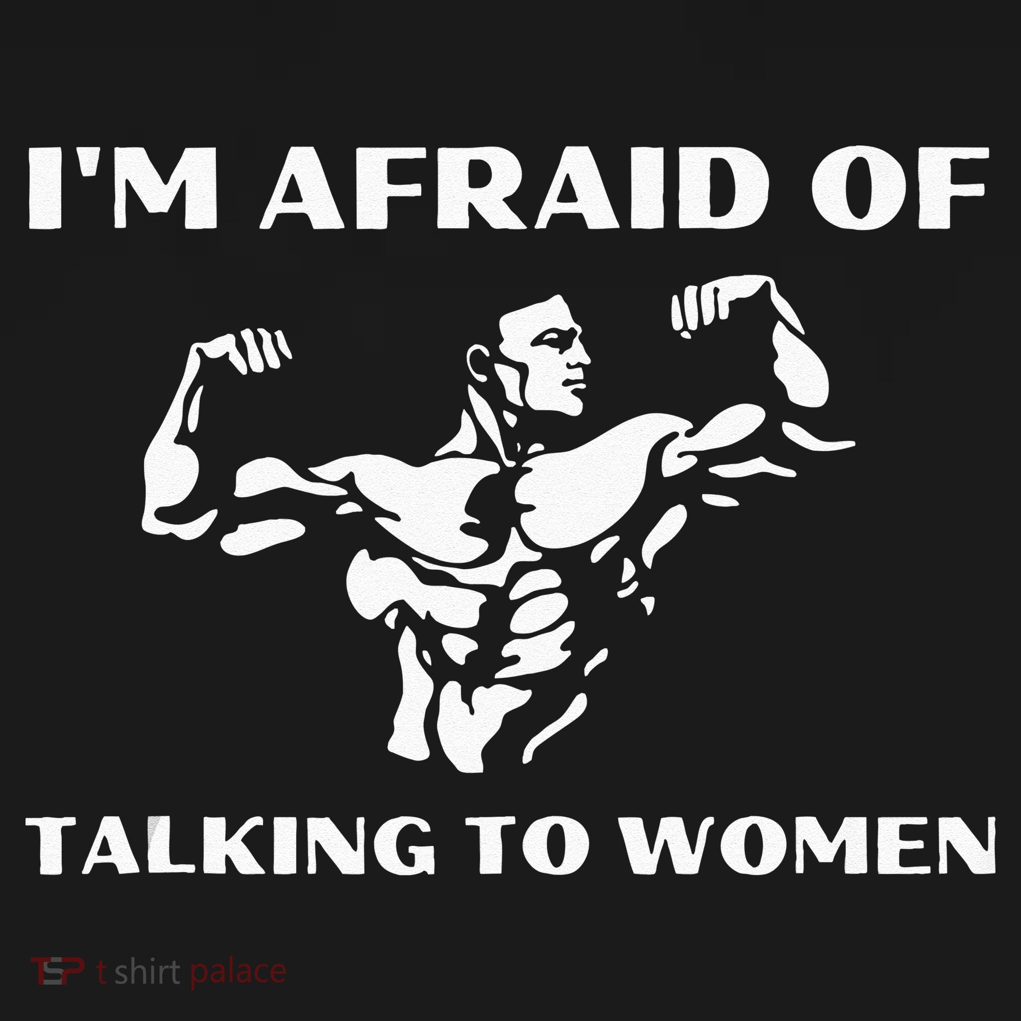 Im Afraid Of Talking To Women Satirical Workout Tote Bag
