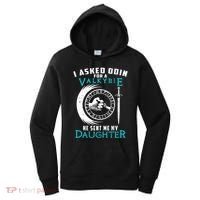 I Asked Odin For A Valkyrie He Sent Me My Daughter Viking Women's Hoodie thumb 0