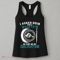 I Asked Odin For A Valkyrie He Sent Me My Daughter Viking Women's Tank Top thumb 3