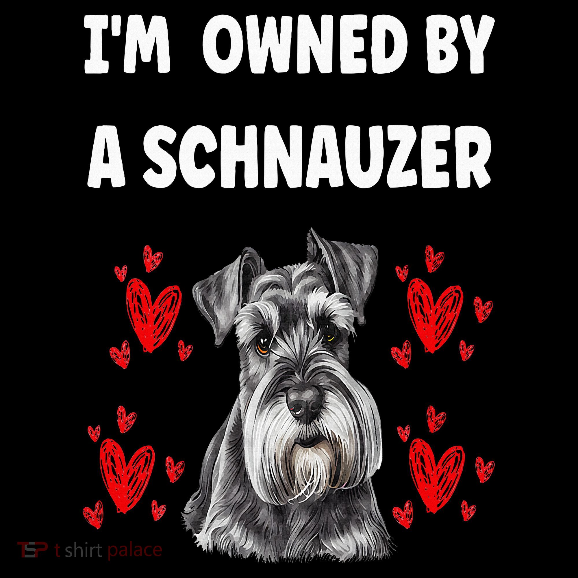 I Am Owned By A Schnauzer Hoodie