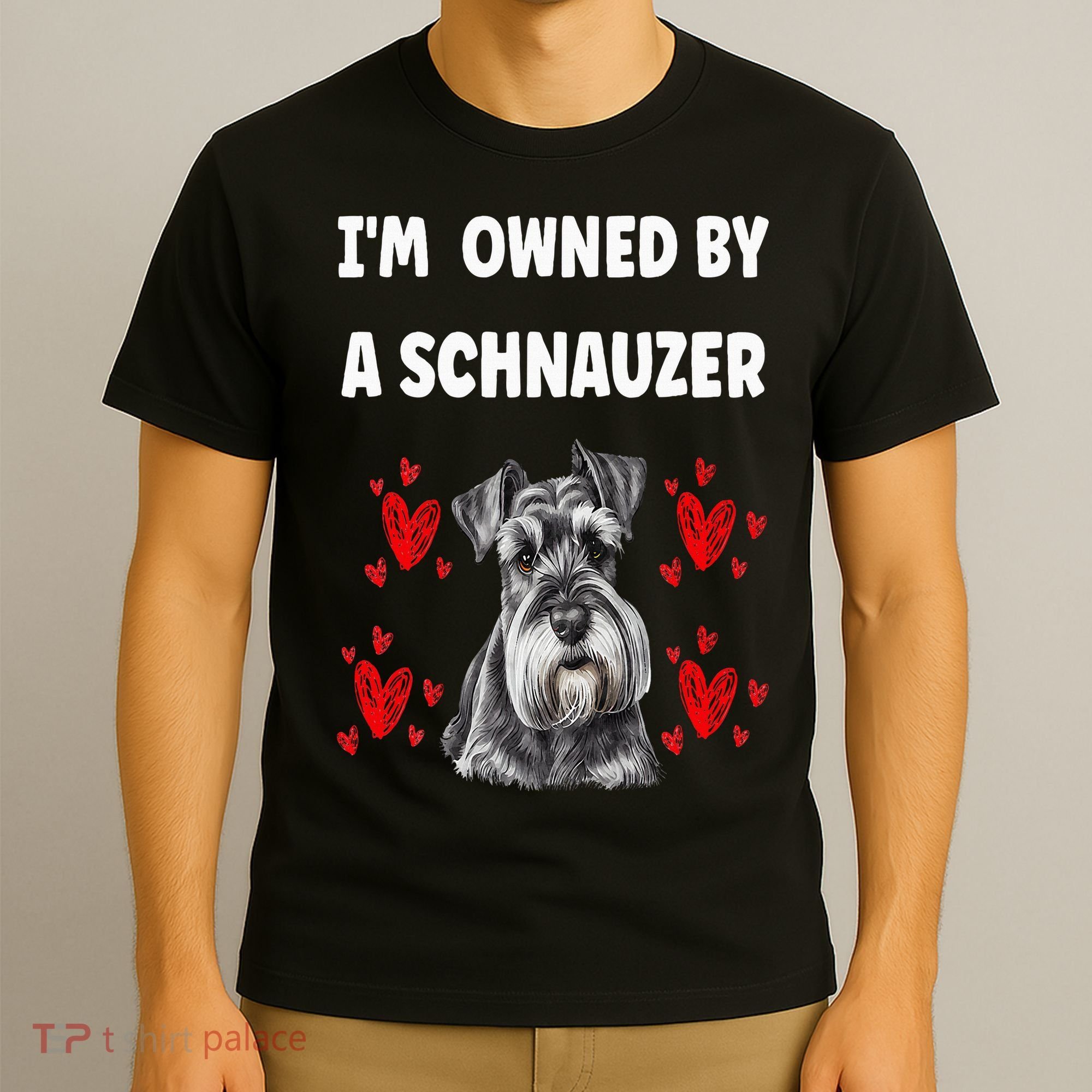 I Am Owned By A Schnauzer T-Shirt