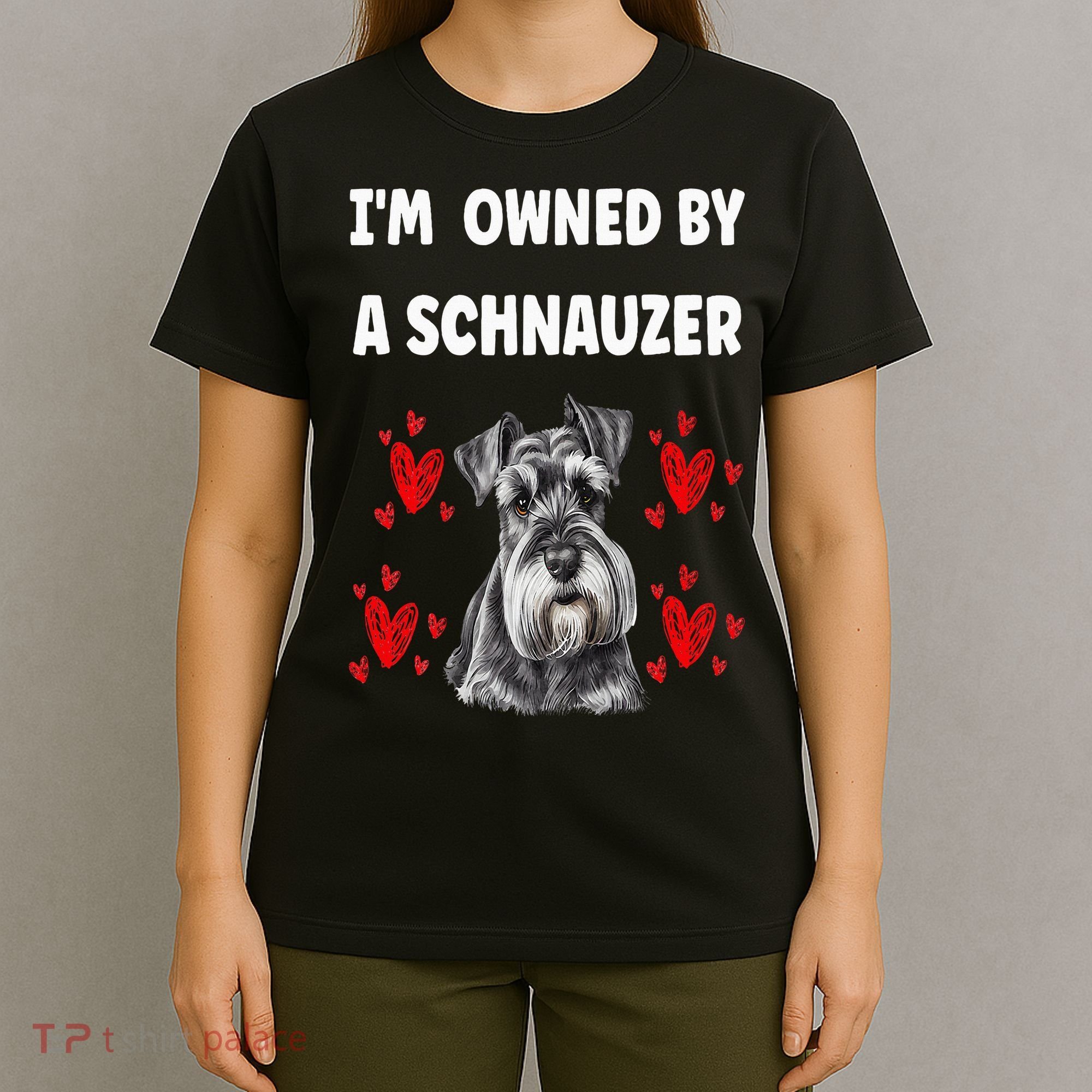 I Am Owned By A Schnauzer T-Shirt