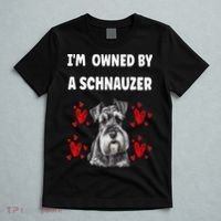 I Am Owned By A Schnauzer T-Shirt thumb 5