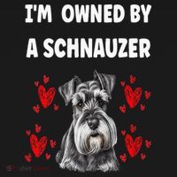 I Am Owned By A Schnauzer Mousepad thumb 1