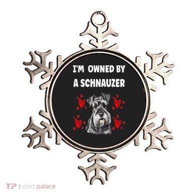 I Am Owned By A Schnauzer Ornament