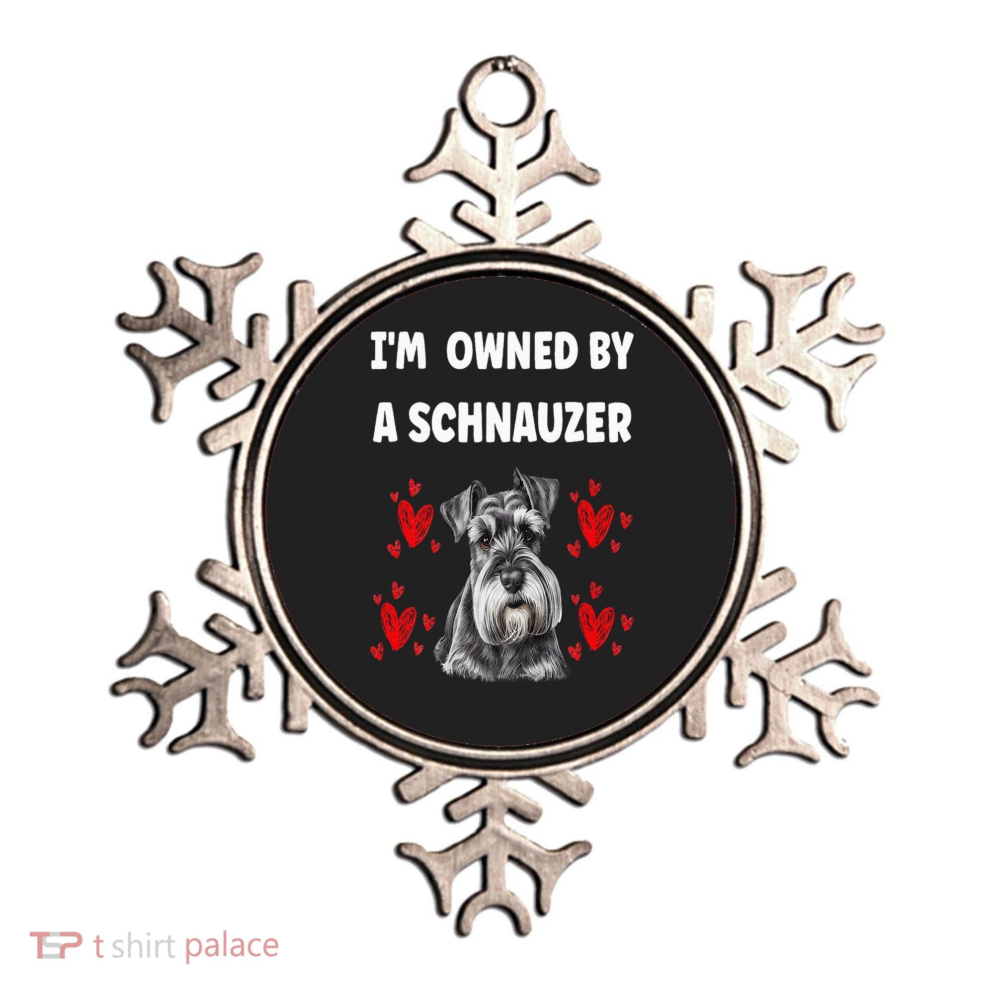 I Am Owned By A Schnauzer Ornament