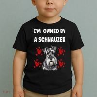 I Am Owned By A Schnauzer Toddler T-Shirt thumb 2