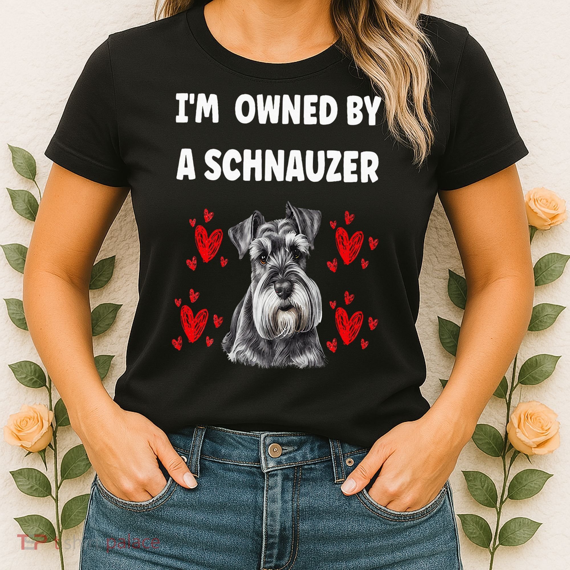 I Am Owned By A Schnauzer Women's T-Shirt
