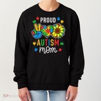 I'm A Proud Autism Mom Autism Awareness For Mom  Women's Sweatshirt thumb 0