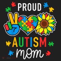 I'm A Proud Autism Mom Autism Awareness For Mom  Women's Sweatshirt thumb 2