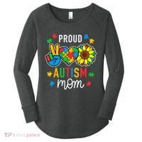 I'm A Proud Autism Mom Autism Awareness For Mom  Women's Perfect Tri Tunic Long Sleeve Shirt thumb 0