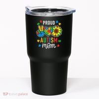 I'm A Proud Autism Mom Autism Awareness For Mom  Tumbler thumb 0