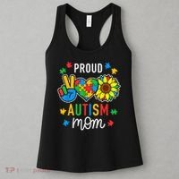 I'm A Proud Autism Mom Autism Awareness For Mom  Women's Tank Top thumb 3