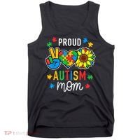 I'm A Proud Autism Mom Autism Awareness For Mom  Tank Top thumb 0