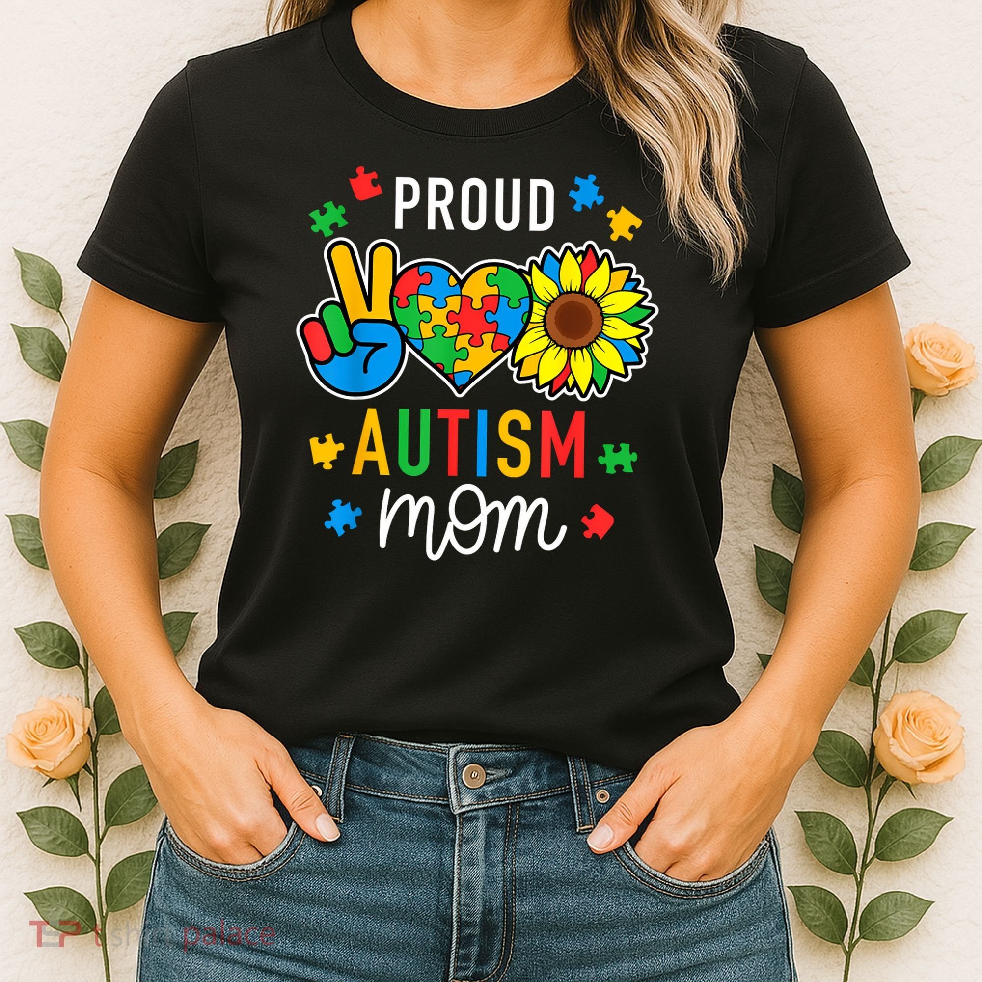 I'm A Proud Autism Mom Autism Awareness For Mom  Women's T-Shirt