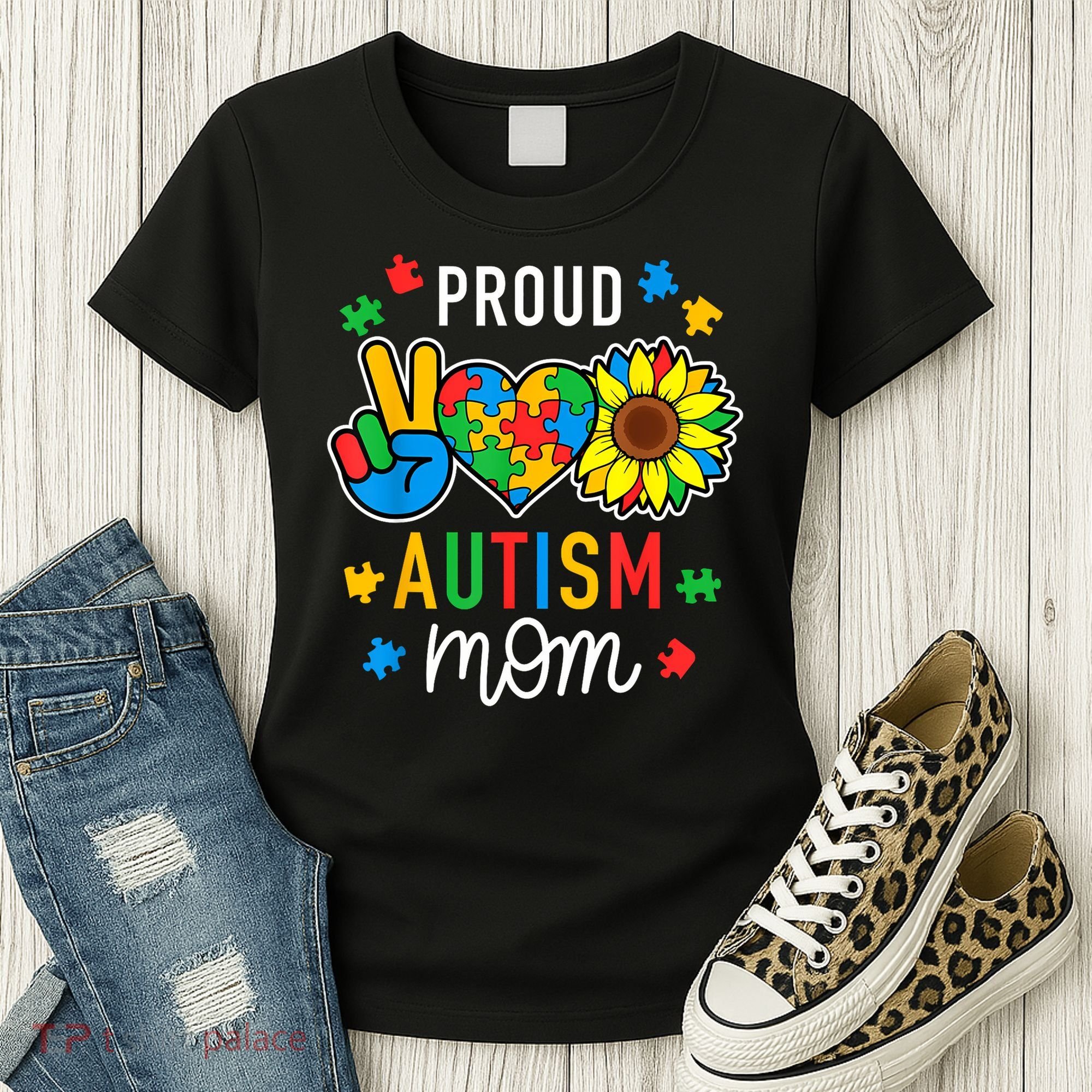 I'm A Proud Autism Mom Autism Awareness For Mom  Women's T-Shirt