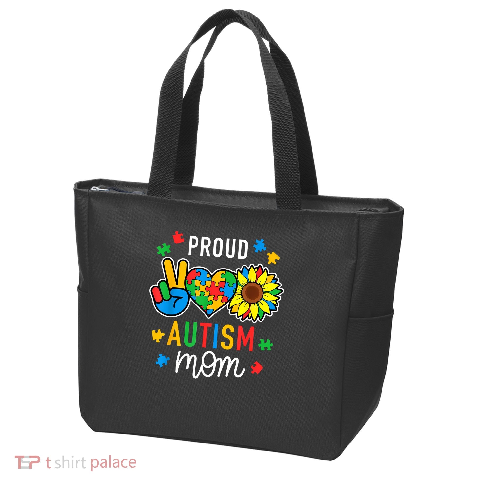 I'm A Proud Autism Mom Autism Awareness For Mom  Tote Bag
