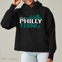 It's A Philly Thing Its A Philly Thing Philadelphia Football Ladies Heavyweight Boxy Pullover Hoodie thumb 0