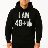 I Am Personalize Birthday Age Plus 1 Middle Finger Funny Edit With AI Custom Year Hoodie thumb 2