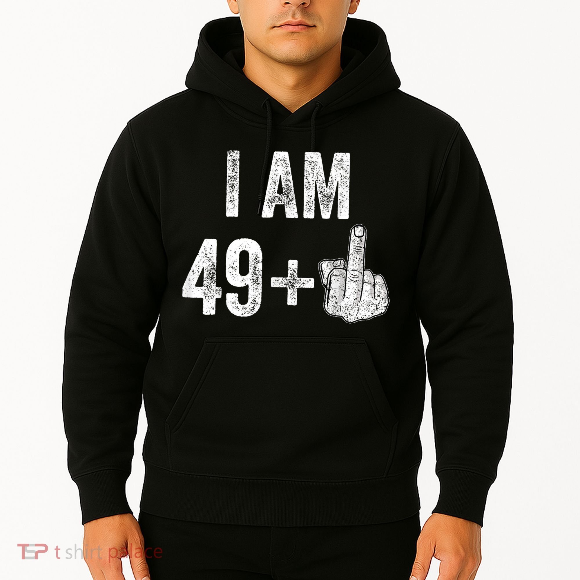 I Am Personalize Birthday Age Plus 1 Middle Finger Funny Edit With AI Custom Year Hoodie