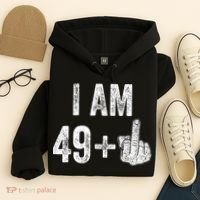 I Am Personalize Birthday Age Plus 1 Middle Finger Funny Edit With AI Custom Year Hoodie thumb 4