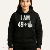 I Am Personalize Birthday Age Plus 1 Middle Finger Funny Edit With AI Custom Year Hoodie thumb 5