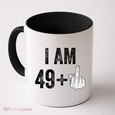 I Am Personalize Birthday Age Plus 1 Middle Finger Funny Edit With AI Custom Year Coffee Mug