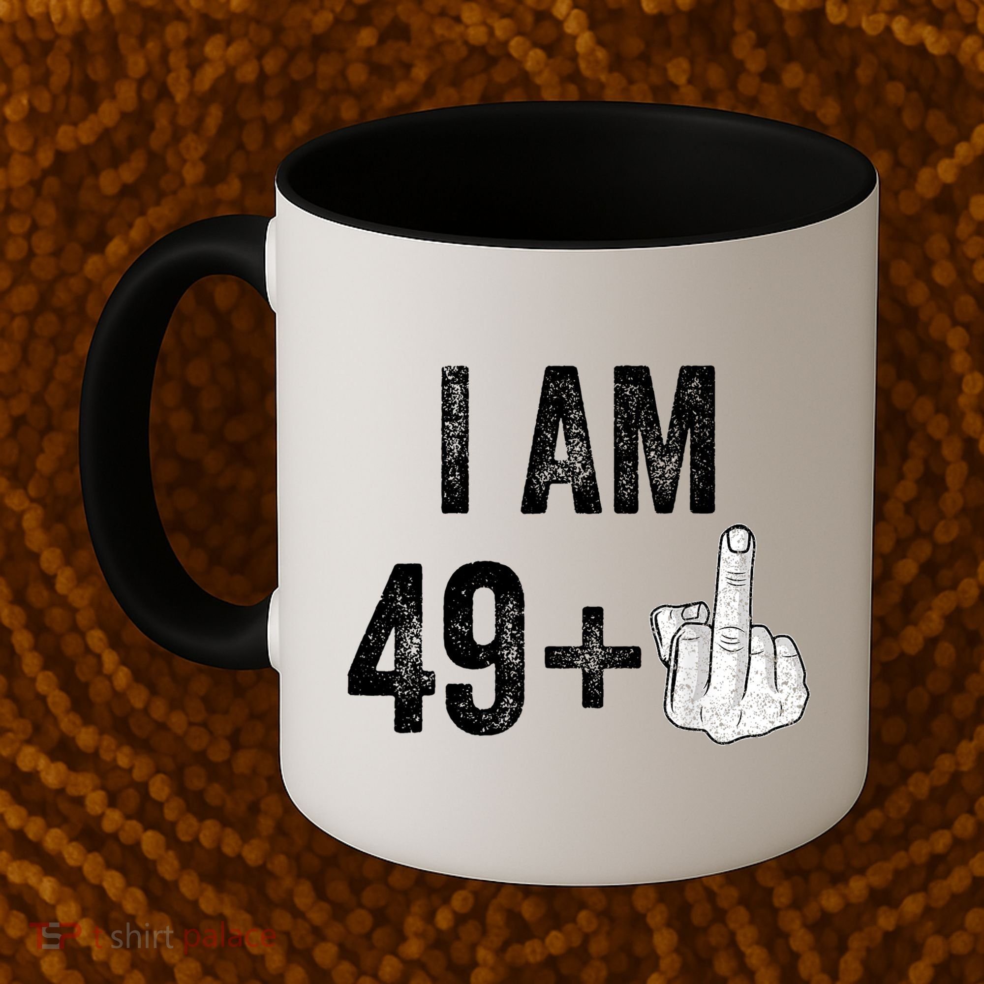 I Am Personalize Birthday Age Plus 1 Middle Finger Funny Edit With AI Custom Year Coffee Mug