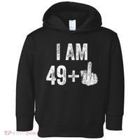 I Am Personalize Birthday Age Plus 1 Middle Finger Funny Edit With AI Custom Year Toddler Hoodie thumb 0