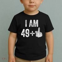 I Am Personalize Birthday Age Plus 1 Middle Finger Funny Edit With AI Custom Year Toddler T-Shirt thumb 2