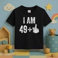 I Am Personalize Birthday Age Plus 1 Middle Finger Funny Edit With AI Custom Year Toddler T-Shirt thumb 3