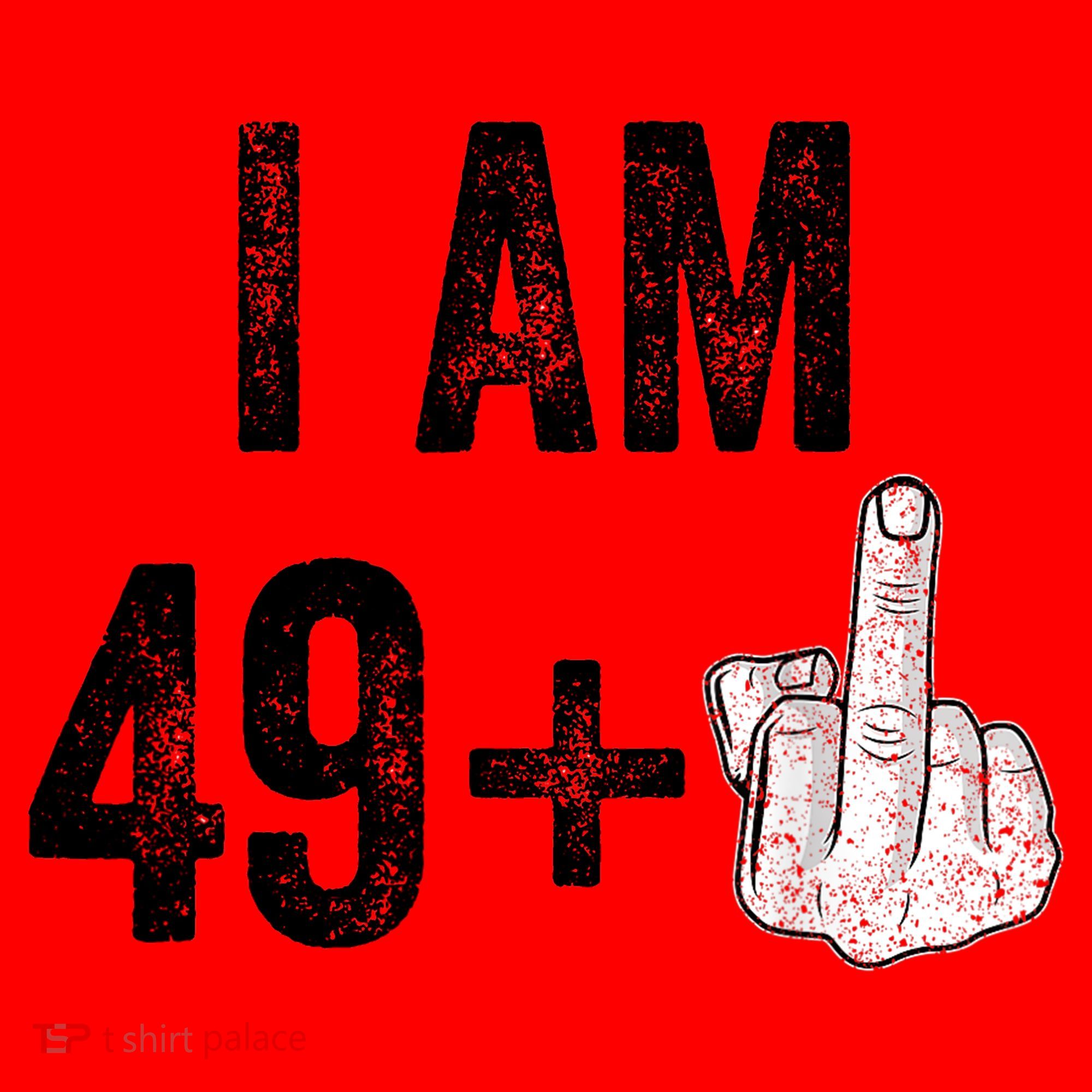 I Am Personalize Birthday Age Plus 1 Middle Finger Funny Edit With AI Custom Year Santa Hat