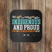 Indigenous And Proud Native American Native Pride Coaster thumb 0