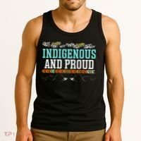 Indigenous And Proud Native American Native Pride Tank Top thumb 3
