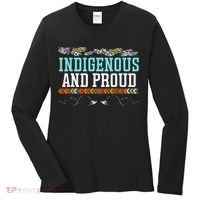 Indigenous And Proud Native American Native Pride Women's Long Sleeve Shirt thumb 0