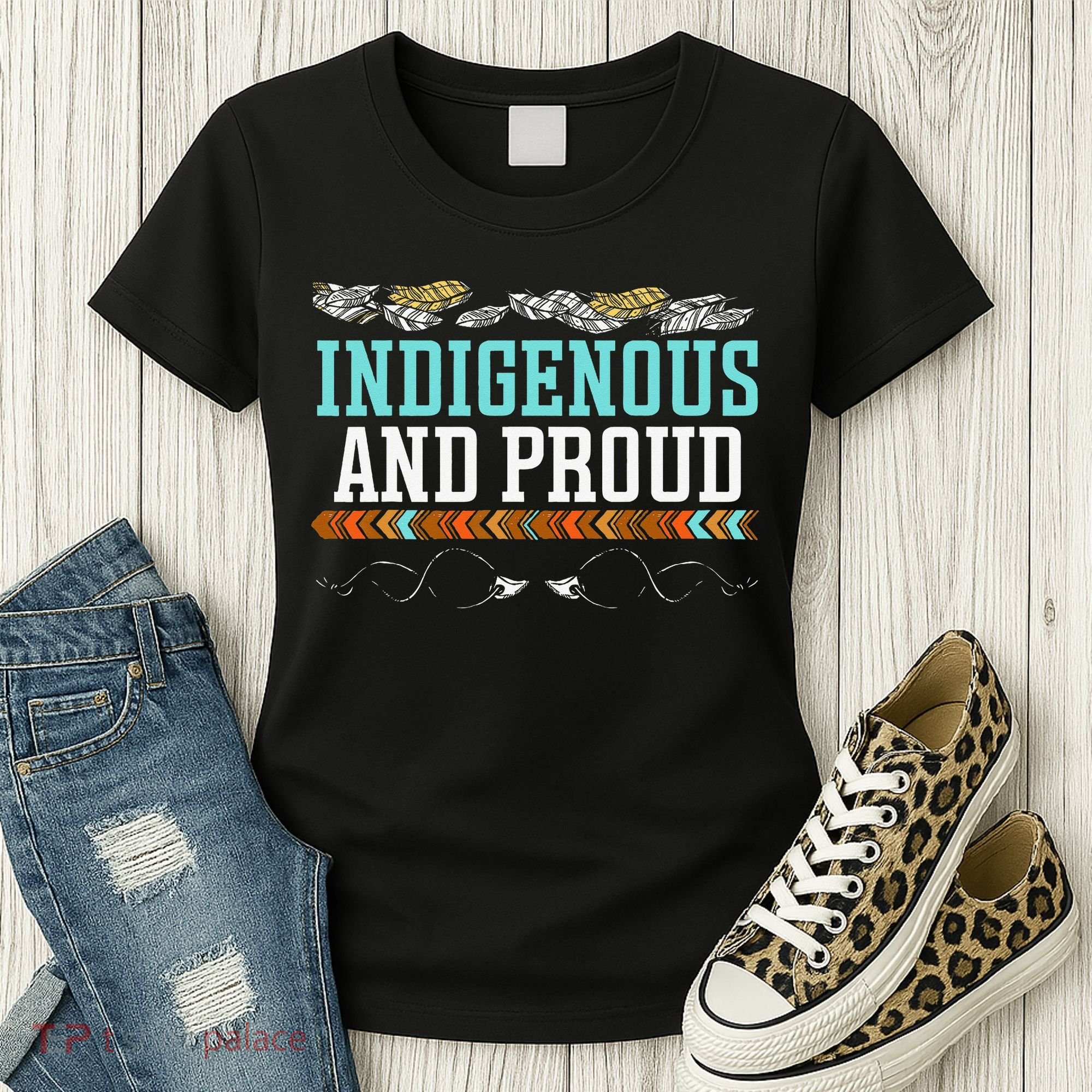 Indigenous And Proud Native American Native Pride Women's T-Shirt