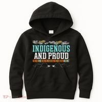 Indigenous And Proud Native American Native Pride Kids Hoodie thumb 0