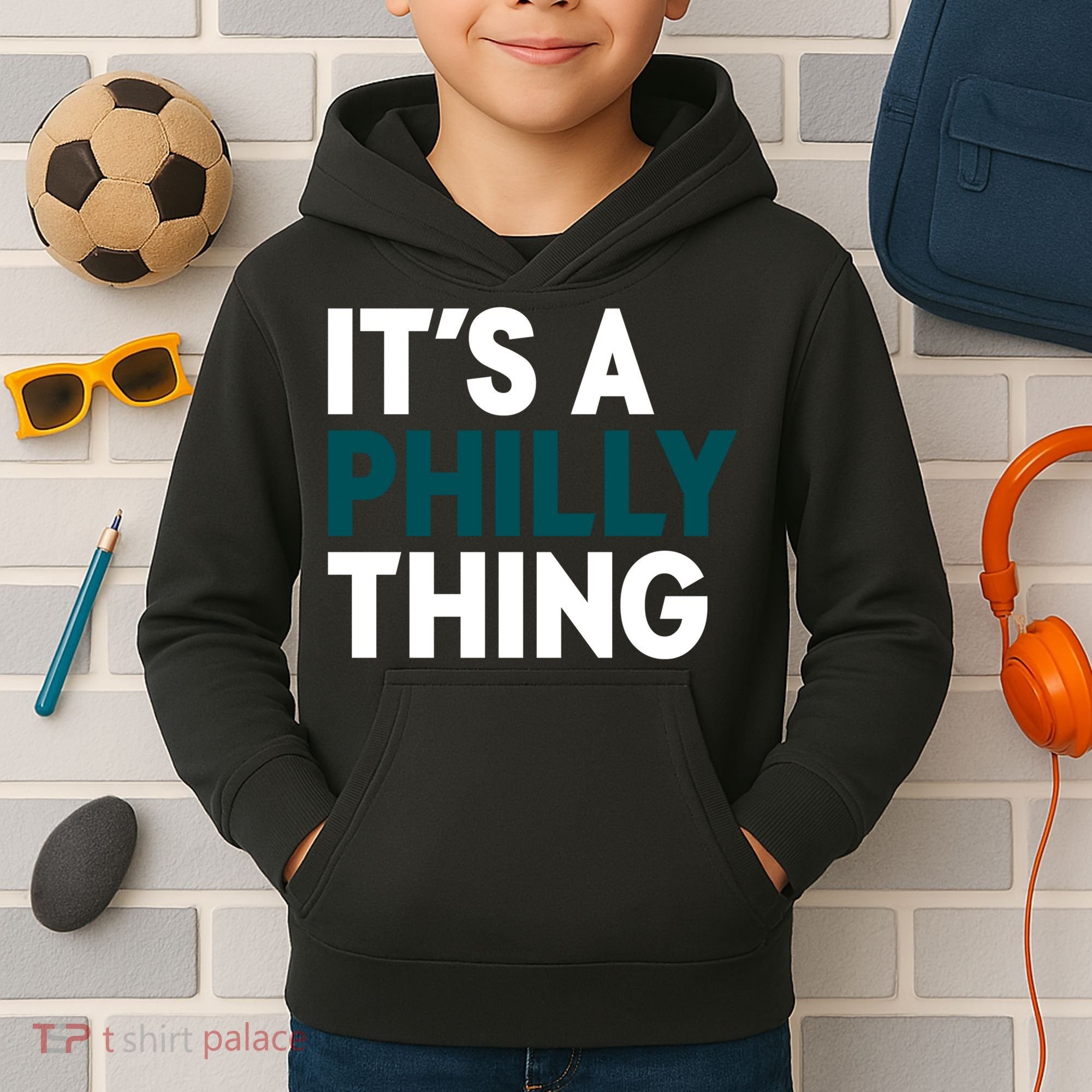 It's A Philly Thing Philadelphia Slogan Kids Hoodie