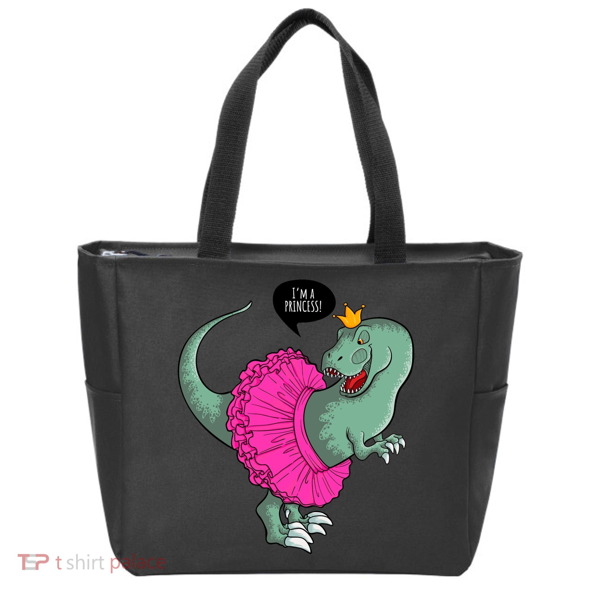I'm A Princess, Trex In Tutu Tote Bag