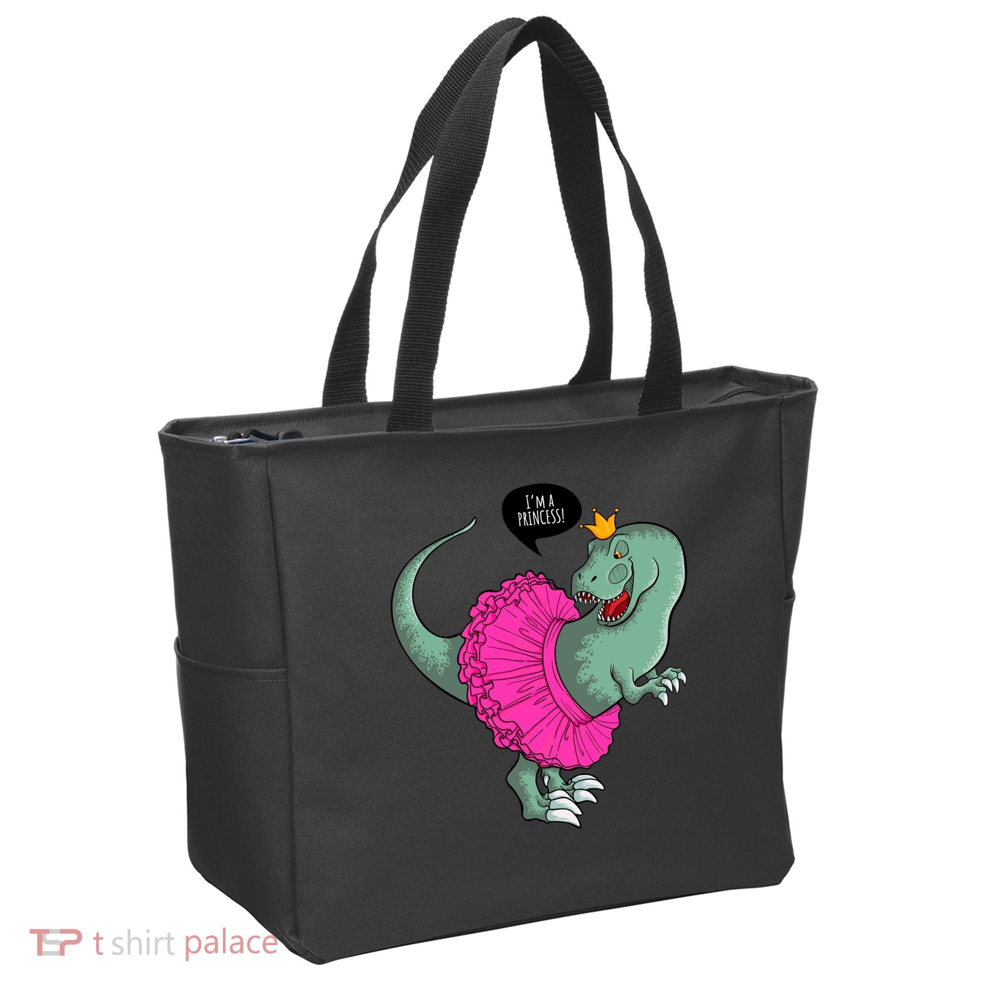 I'm A Princess, Trex In Tutu Tote Bag