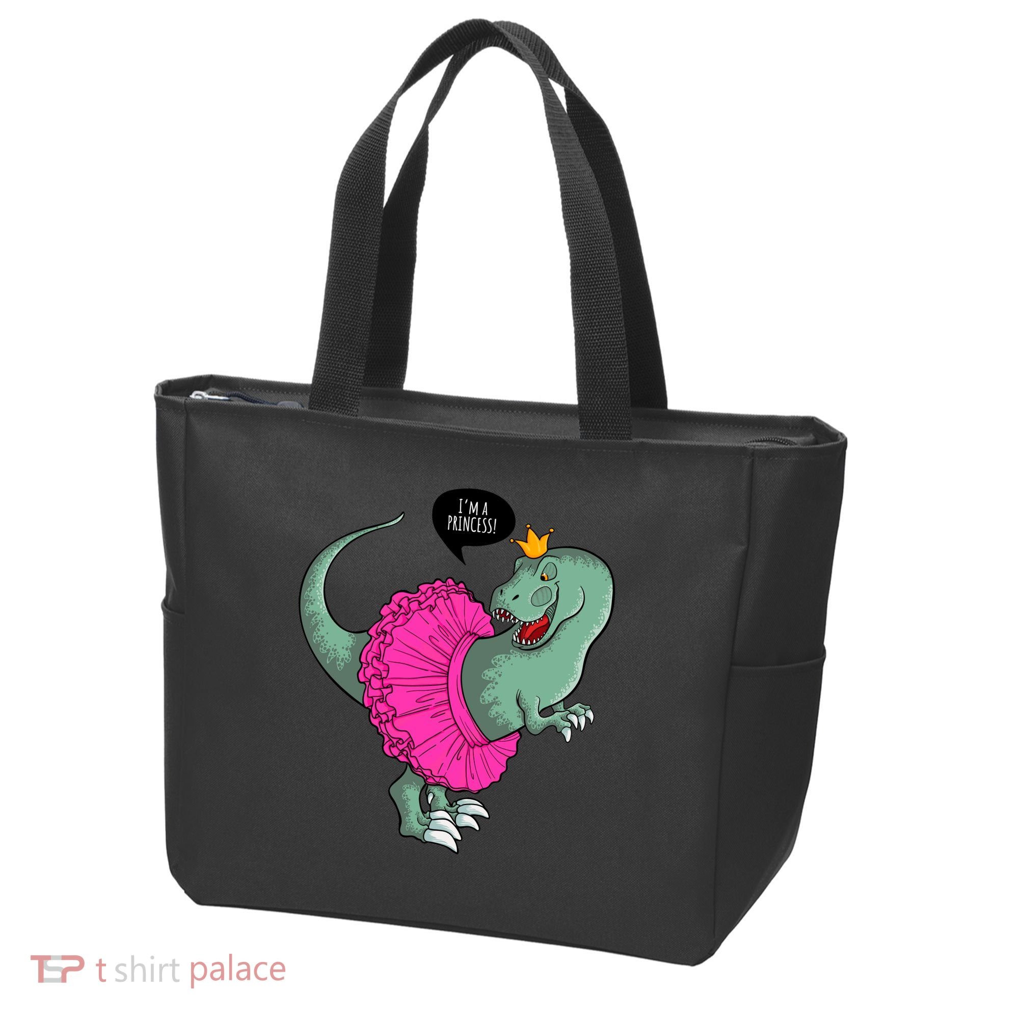 I'm A Princess, Trex In Tutu Tote Bag