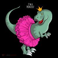 I'm A Princess, Trex In Tutu Tote Bag thumb 4