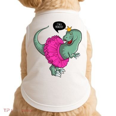 I'm A Princess, Trex In Tutu Doggie Tank