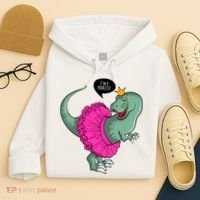 I'm A Princess, Trex In Tutu Hoodie thumb 4