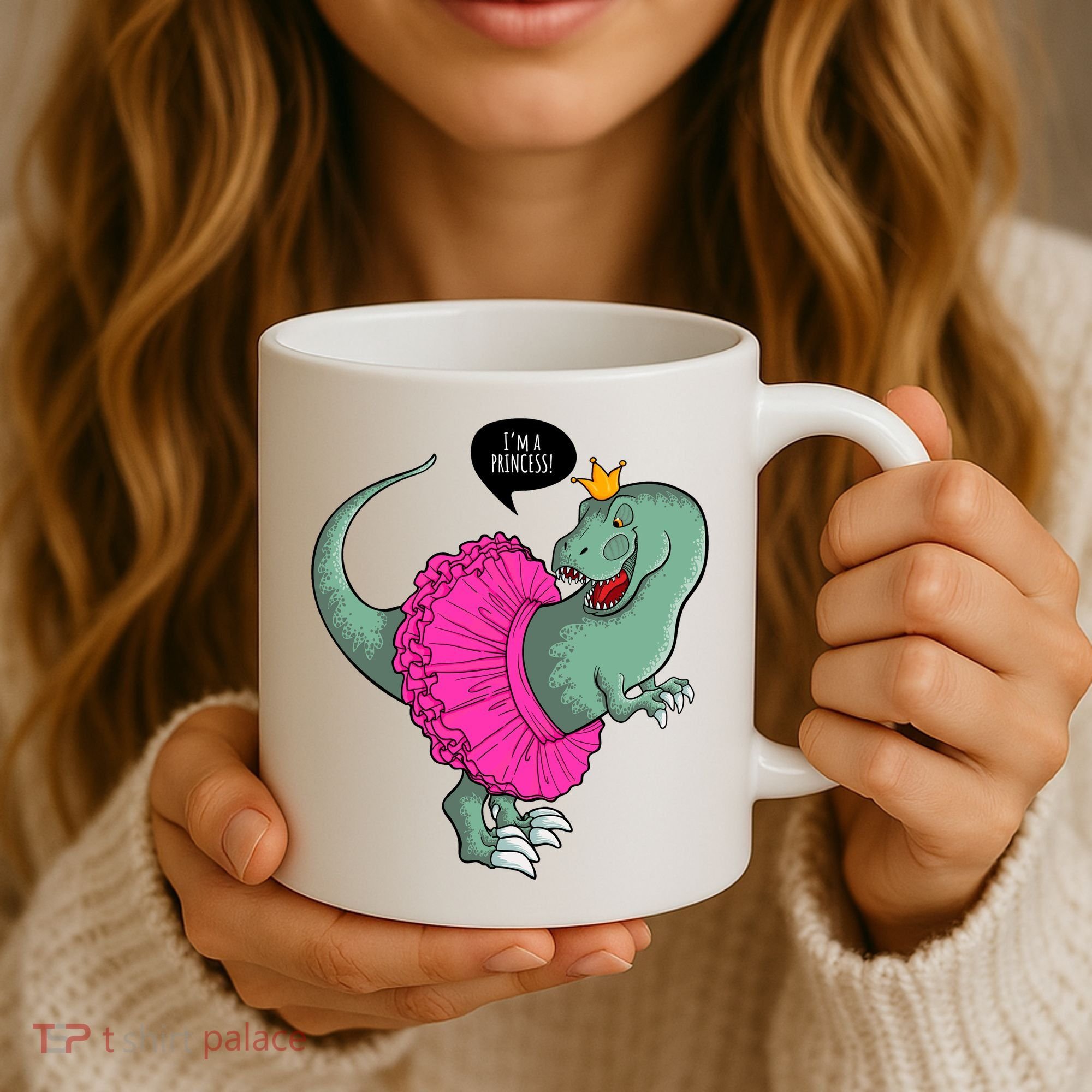 I'm A Princess, Trex In Tutu Coffee Mug