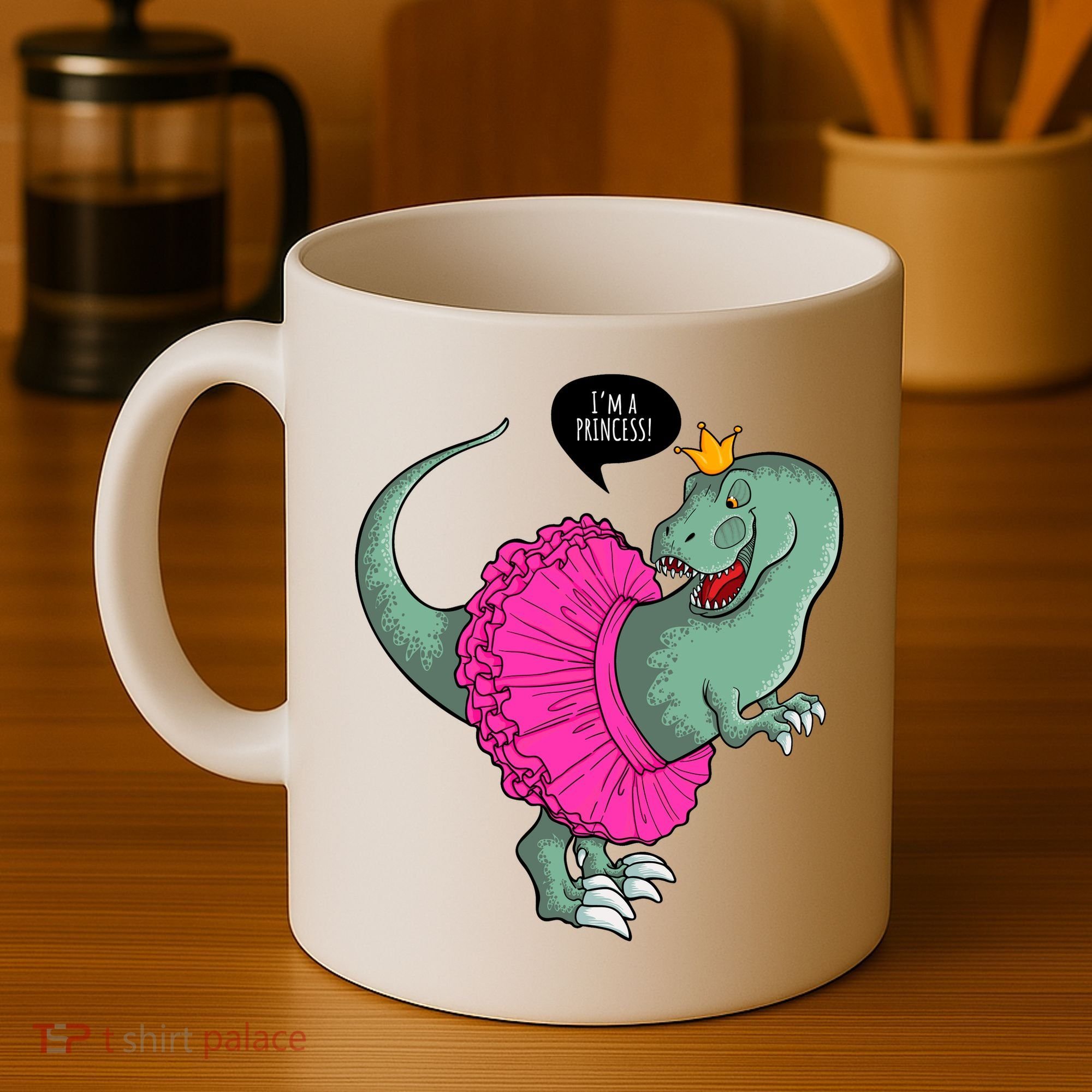 I'm A Princess, Trex In Tutu Coffee Mug