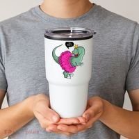 I'm A Princess, Trex In Tutu Tumbler thumb 2